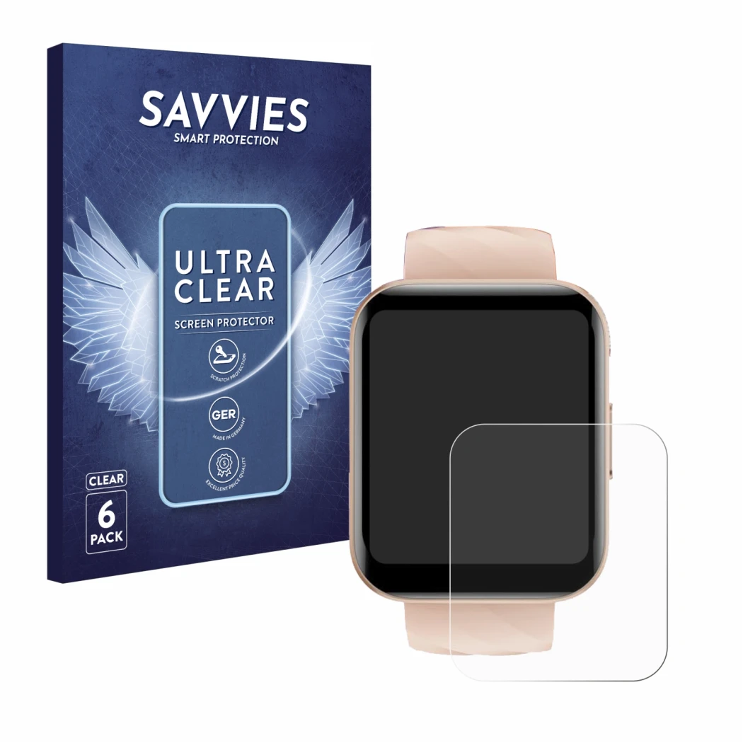 Parte frontal de un envase de producto con el logotipo de la marca Savvies. Al lado se muestra el dispositivo RUIMEN D1 con su