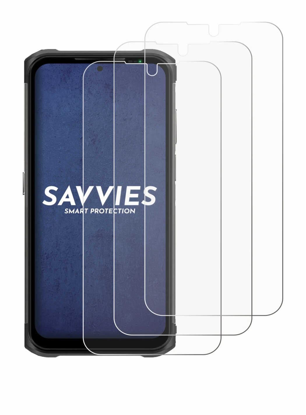 Imagen del dispositivo Ulefone Armor 12S con una amplia variedad de protectores de pantalla.