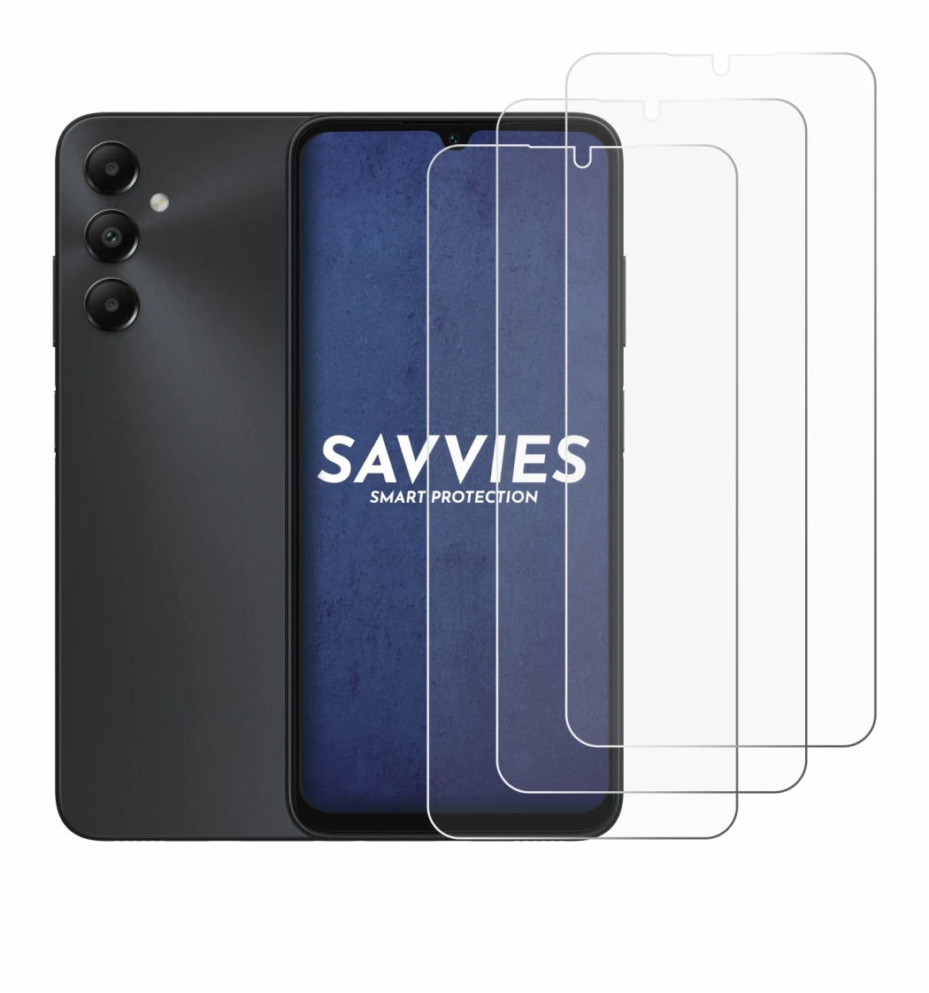 Imagen del dispositivo Samsung Galaxy A05s con una amplia variedad de protectores de pantalla.