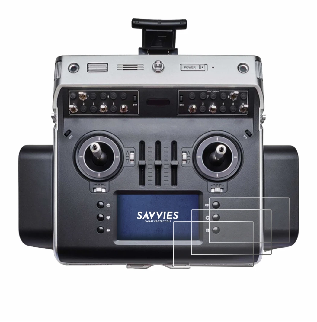 Imagen del dispositivo Graupner MC-32ex con una amplia variedad de protectores de pantalla.
