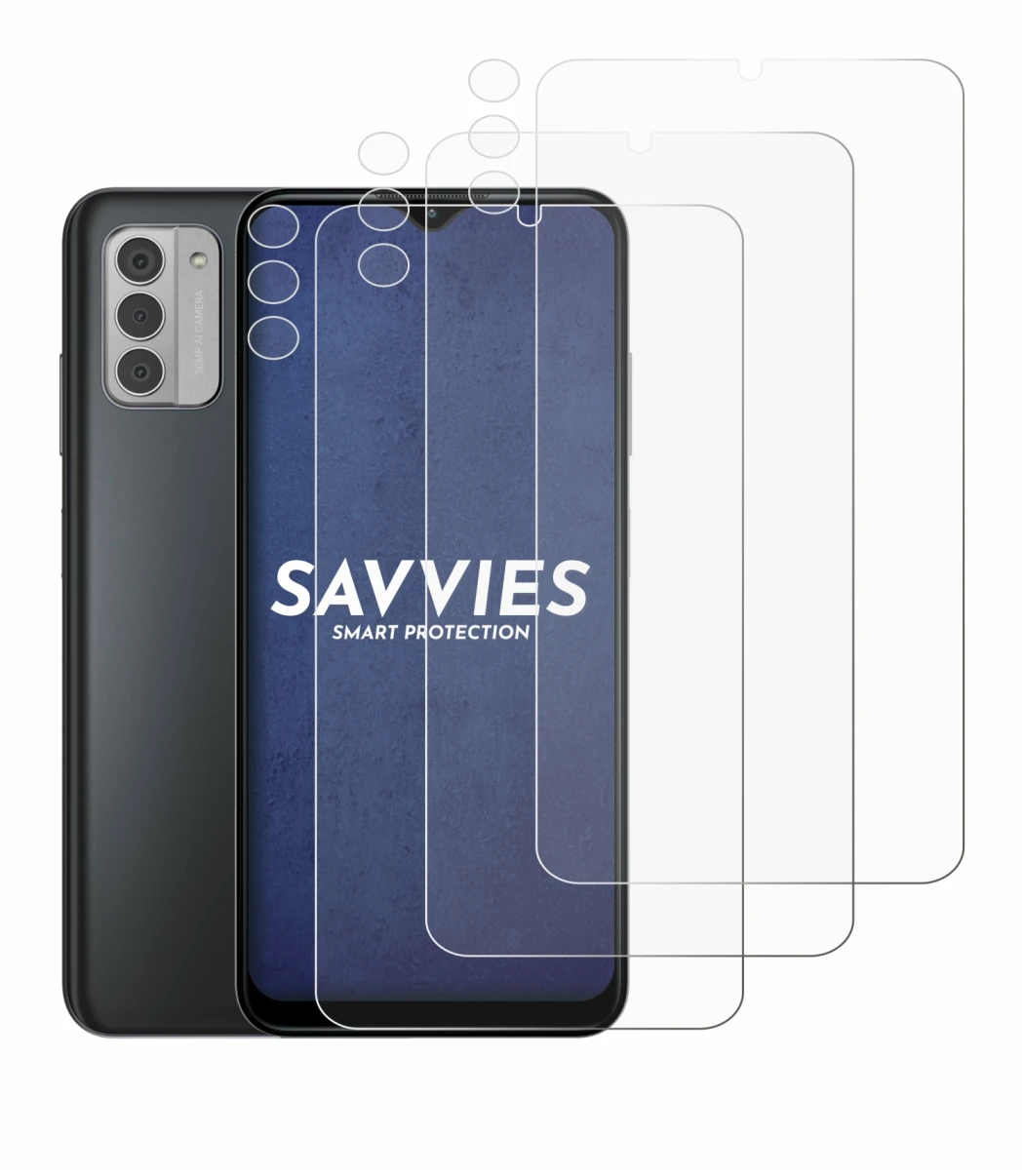 Imagen del dispositivo Nokia G42 5G (Frontal+Cámara) con una amplia variedad de protectores de pantalla.