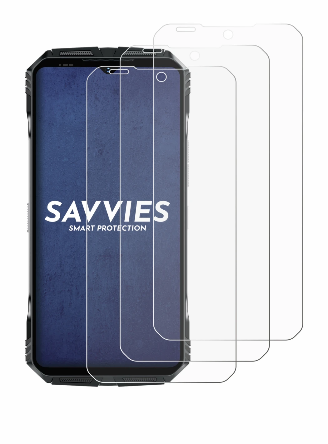 Imagen del dispositivo Doogee S118 con una amplia variedad de protectores de pantalla.