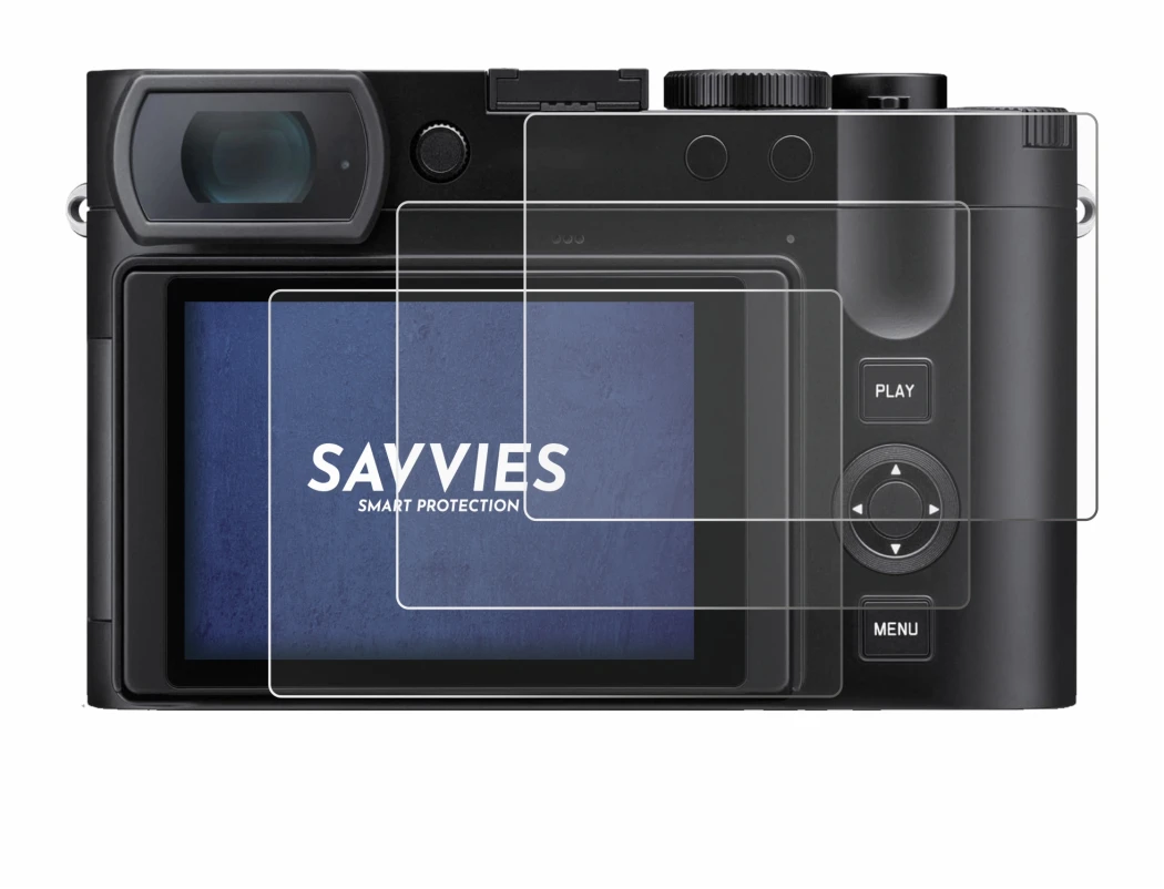 Imagen del dispositivo Leica Q3 43 con una amplia variedad de protectores de pantalla.