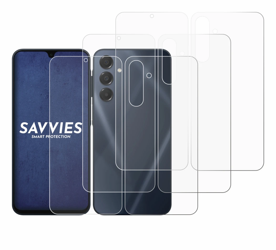 Imagen del dispositivo Samsung Galaxy A16 4G (Frontal+Trasero) con una amplia variedad de protectores de pantalla.
