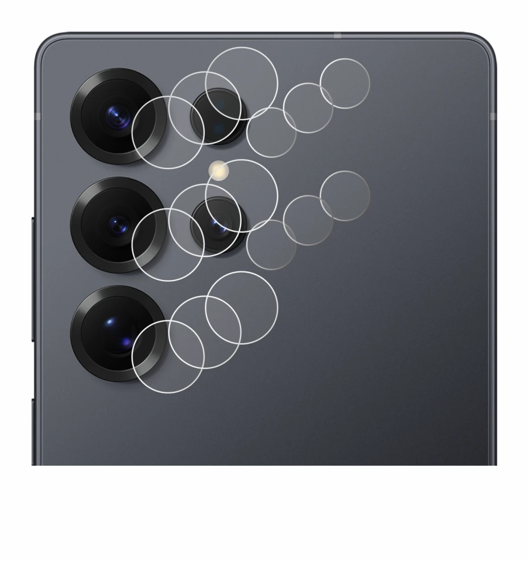 Imagen del dispositivo Samsung Galaxy S25 Ultra Enterprise Edition (SÓLO Cámara) con una amplia variedad de protectores de pan