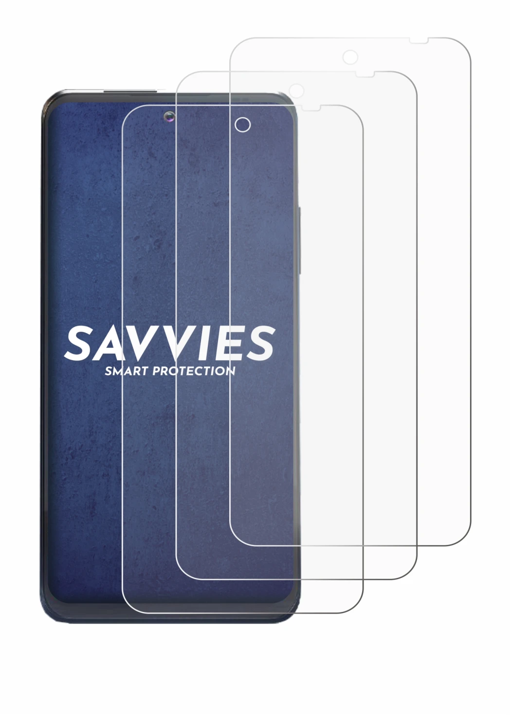 Imagen del dispositivo Thuraya One con una amplia variedad de protectores de pantalla.