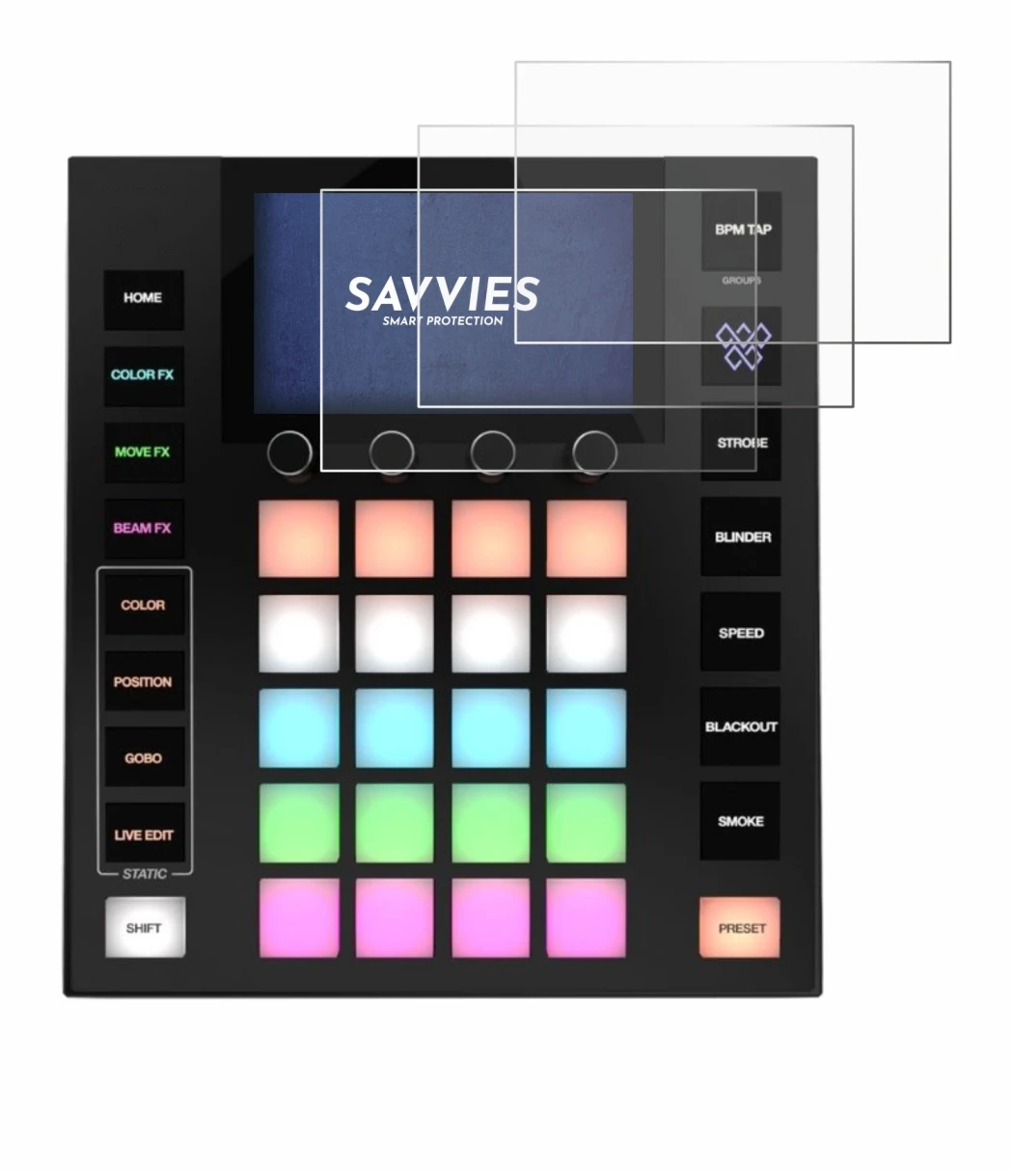 Imagen del dispositivo Wolfmix W1 MK2 con una amplia variedad de protectores de pantalla.