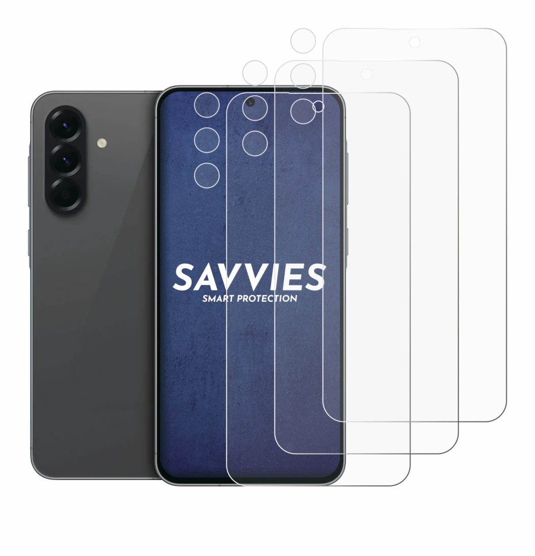 Imagen del dispositivo Samsung Galaxy A56 5G (Frontal+Cámara) con una amplia variedad de protectores de pantalla.