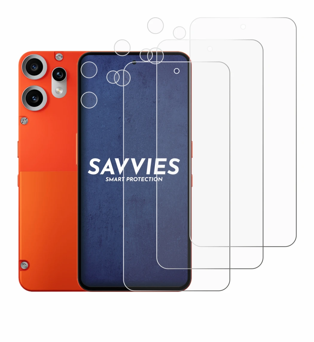 Imagen del dispositivo Nothing CMF Phone 2 Pro (Frontal+Cámara) con una amplia variedad de protectores de pantalla.