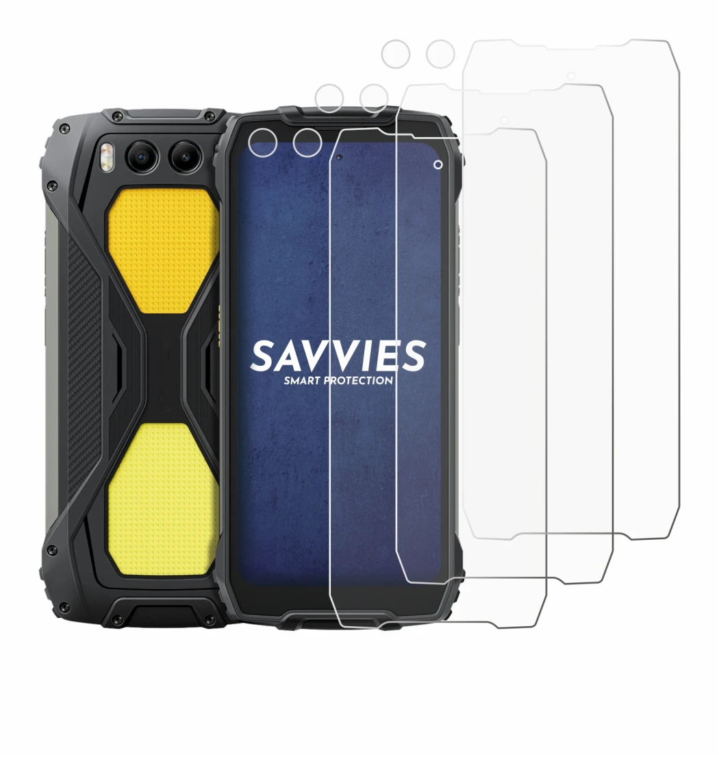 Imagen del dispositivo Blackview BV7300 (Frontal+Cámara) con una amplia variedad de protectores de pantalla.