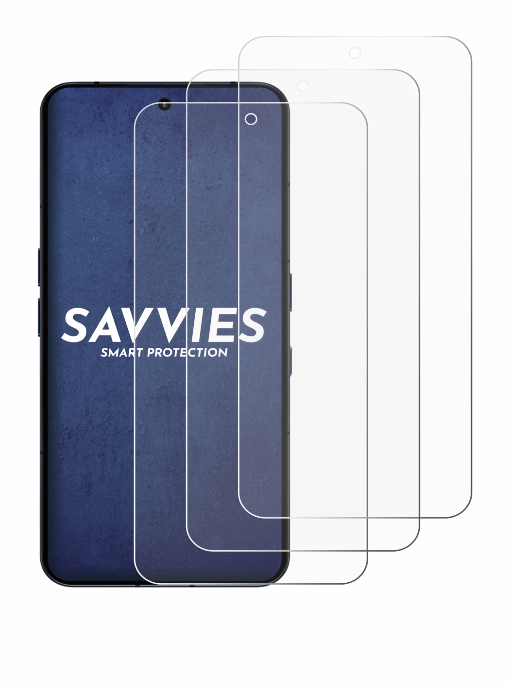 Imagen del dispositivo Nothing Phone (3) con una amplia variedad de protectores de pantalla.