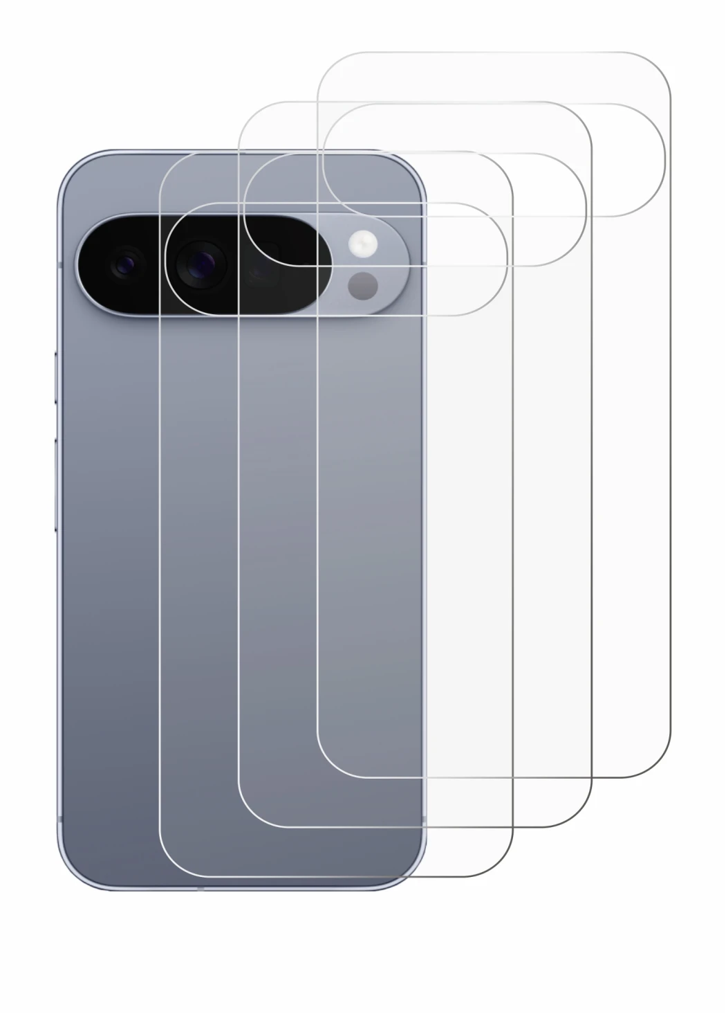 Imagen del dispositivo Google Pixel 10 Pro XL (Trasero) con una amplia variedad de protectores de pantalla.