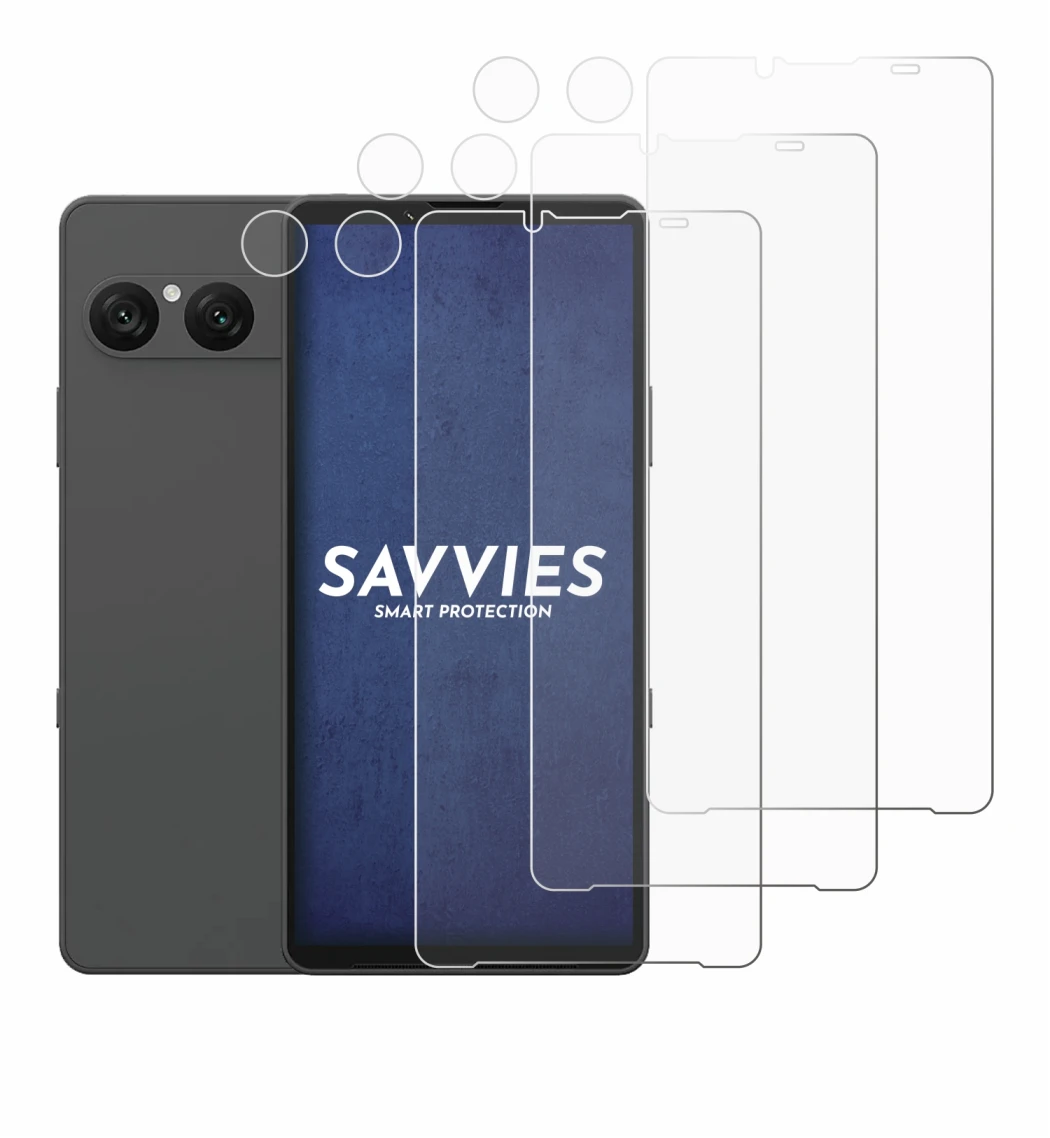 Imagen del dispositivo Sony Xperia 10 VII (Frontal+Cámara) con una amplia variedad de protectores de pantalla.