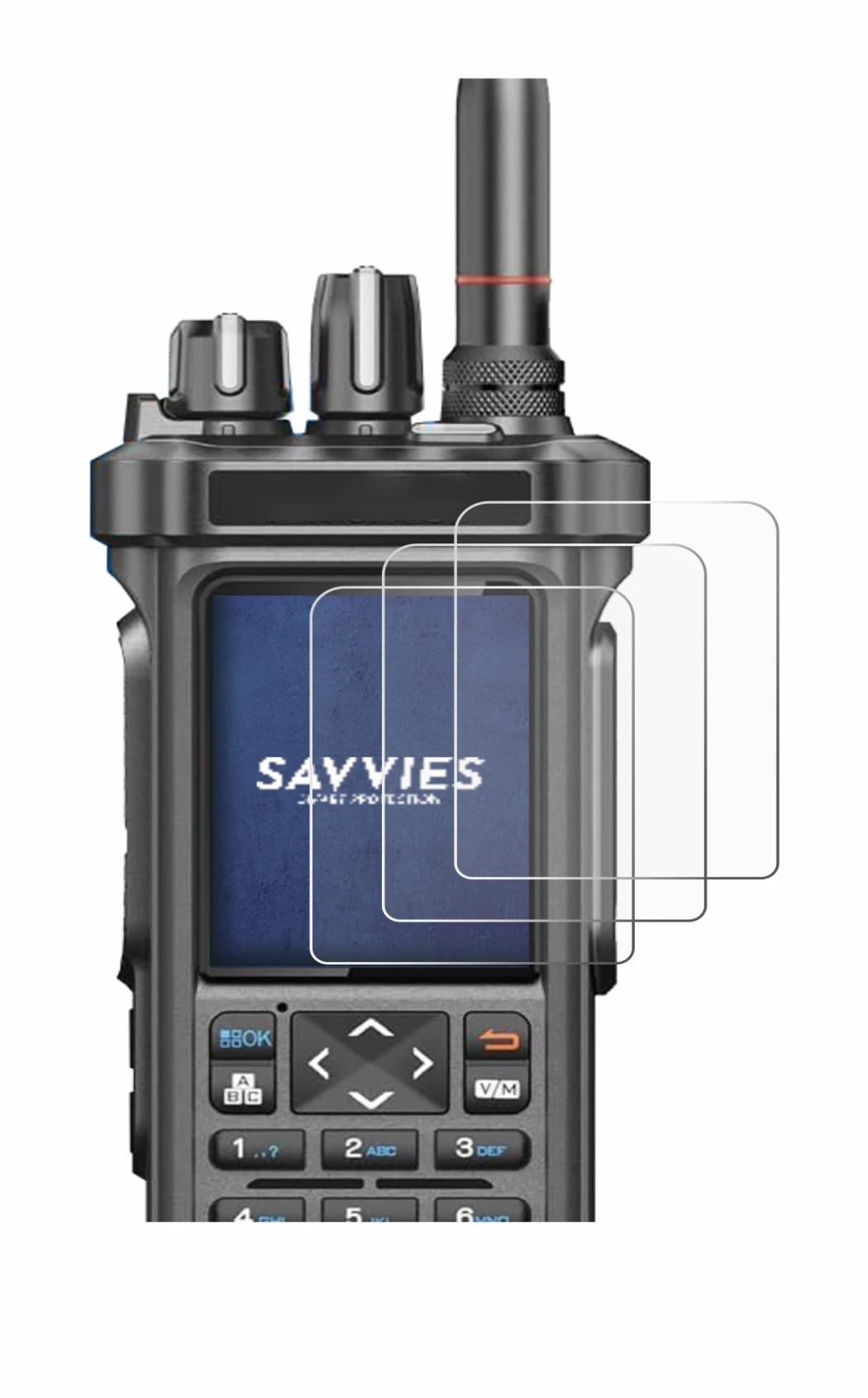 Imagen del dispositivo Radtel RT-950 Pro con una amplia variedad de protectores de pantalla.