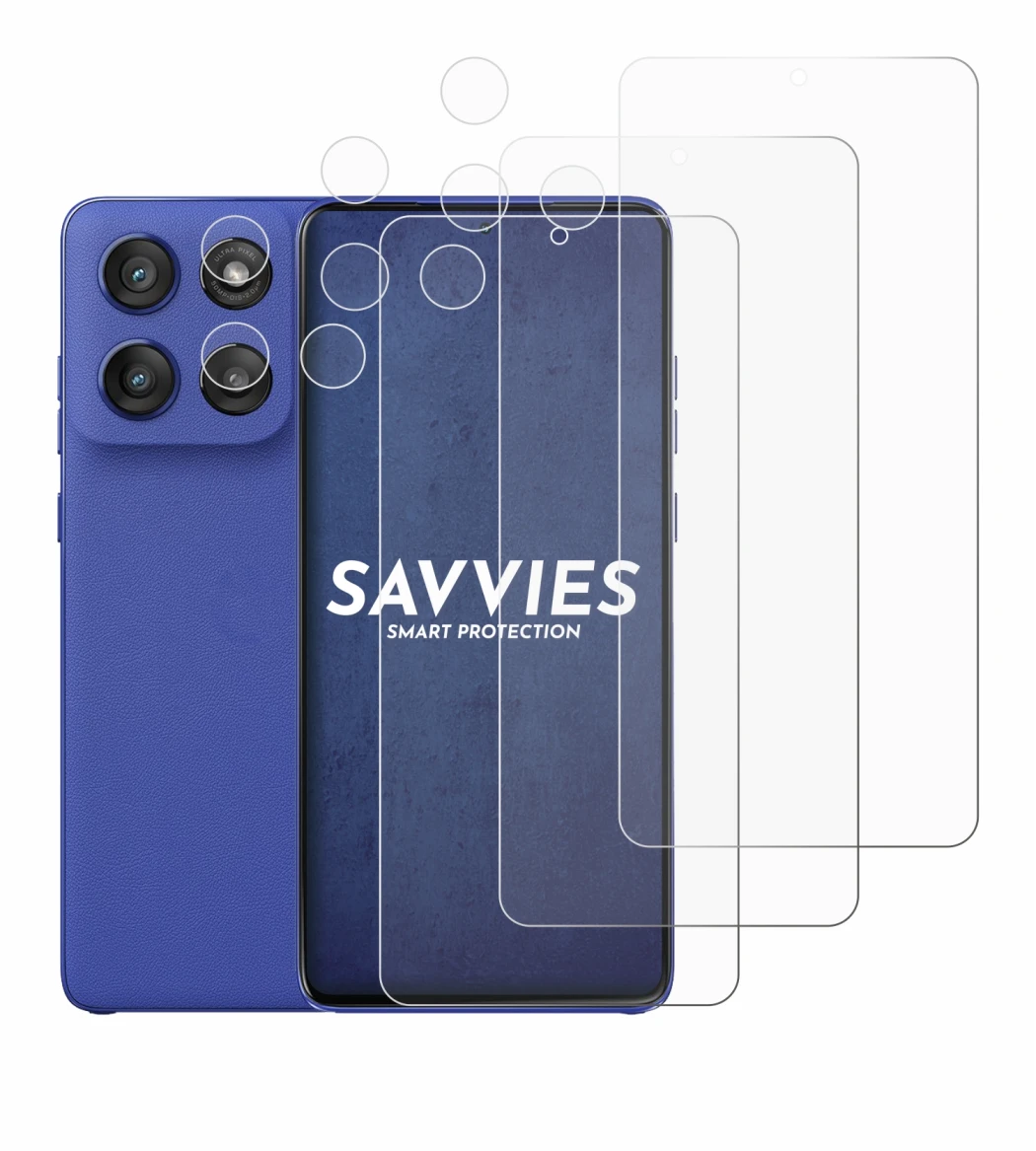 Imagen del dispositivo Motorola Edge 60 Stylus (Frontal+Cámara) con una amplia variedad de protectores de pantalla.