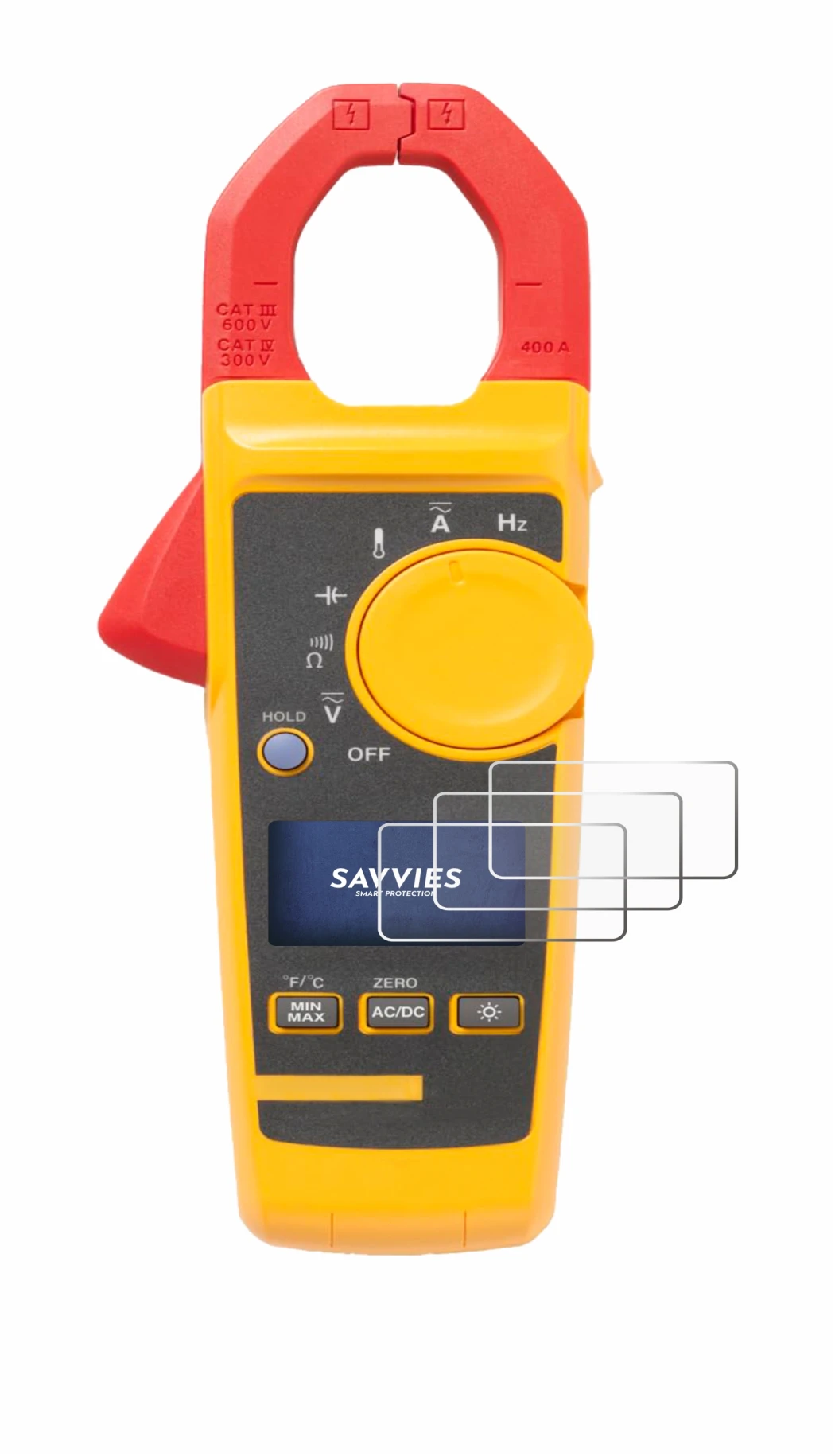 Imagen del dispositivo Fluke 325 con una amplia variedad de protectores de pantalla.