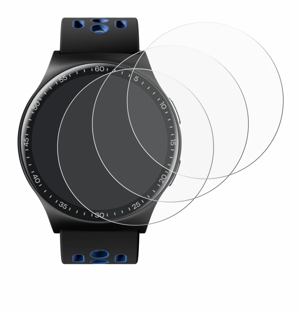 Imagen del dispositivo Reebok Pulse Smartwatch con una amplia variedad de protectores de pantalla.