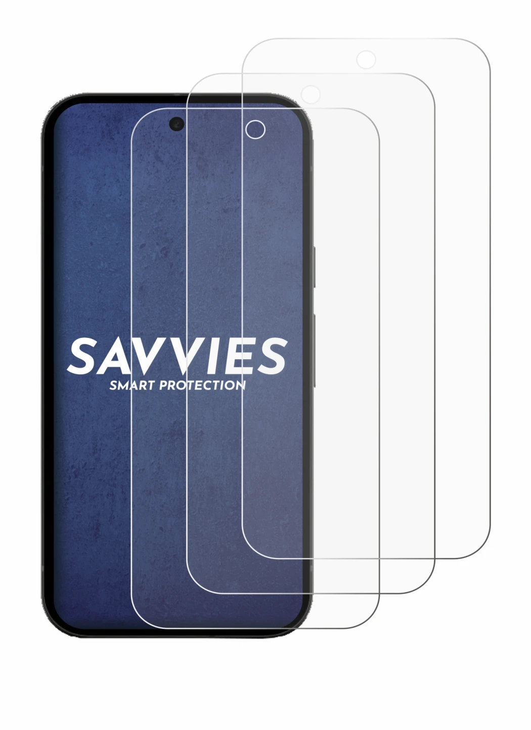 Imagen del dispositivo Google Pixel 10a (case-friendly) con una amplia variedad de protectores de pantalla.