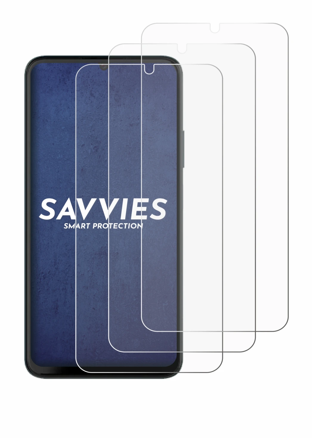 Imagen del dispositivo NUU Mobile X10 5G con una amplia variedad de protectores de pantalla.