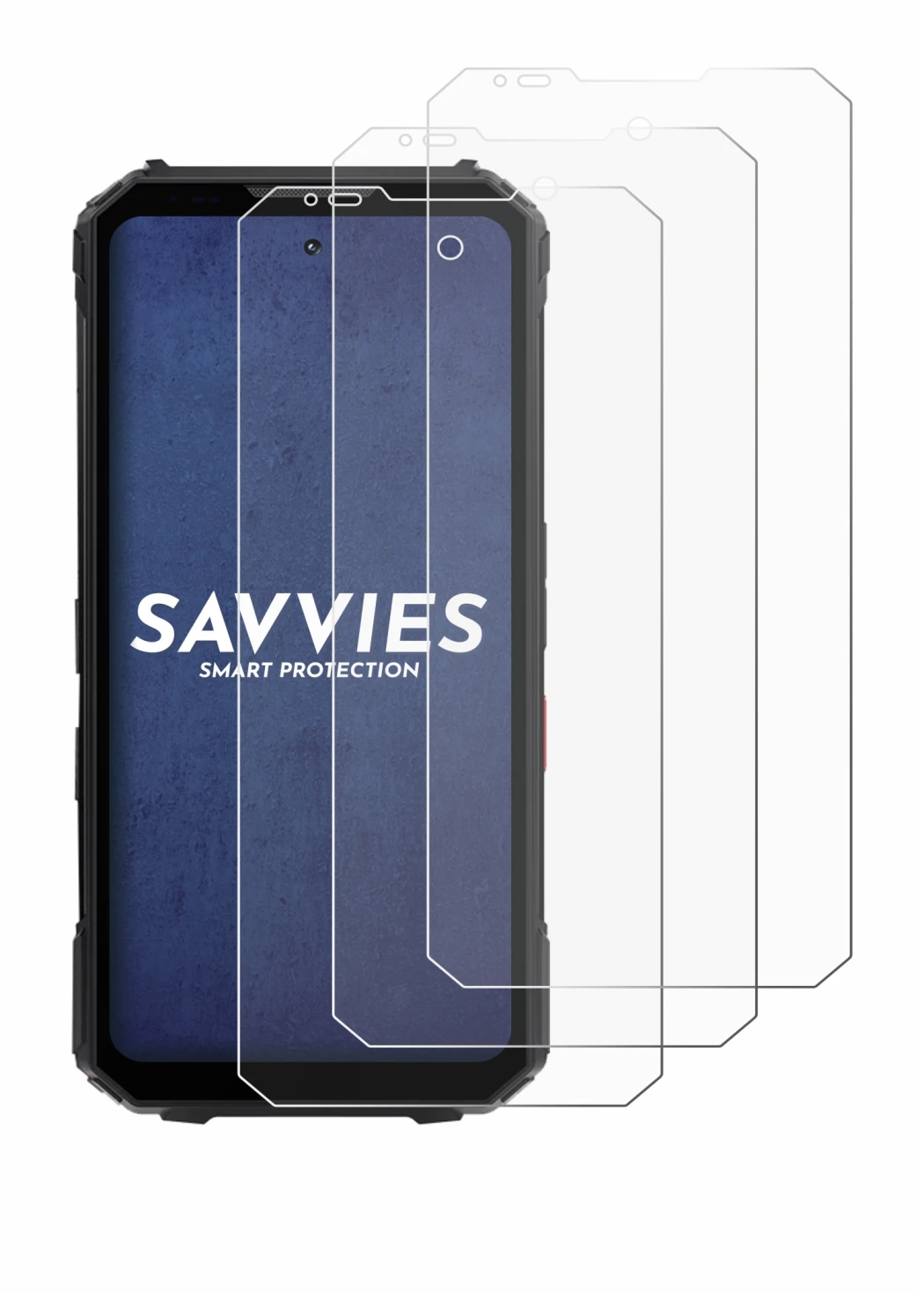 Imagen del dispositivo Doogee V Max LR con una amplia variedad de protectores de pantalla.