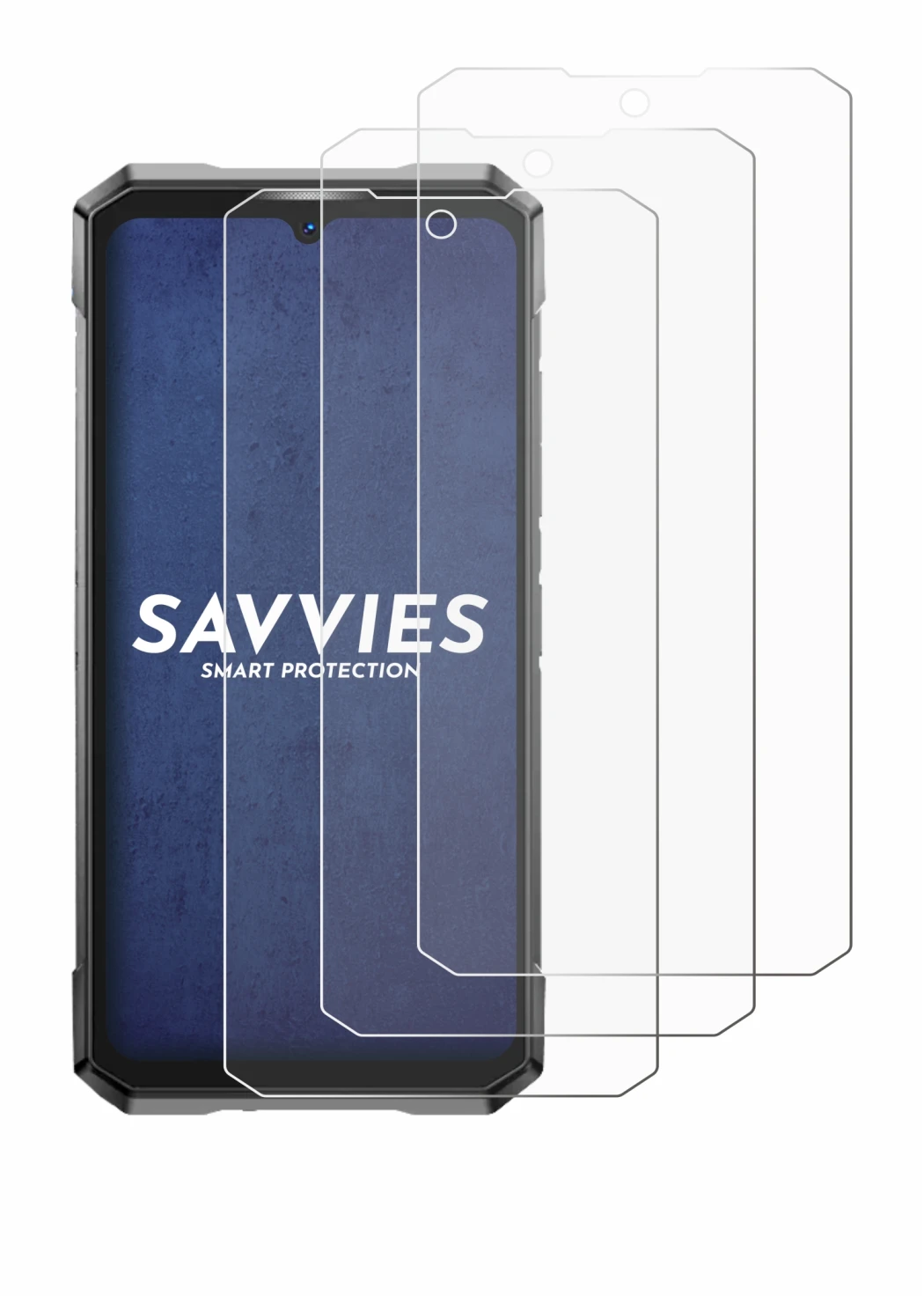 Imagen del dispositivo Doogee S200 Ultra con una amplia variedad de protectores de pantalla.