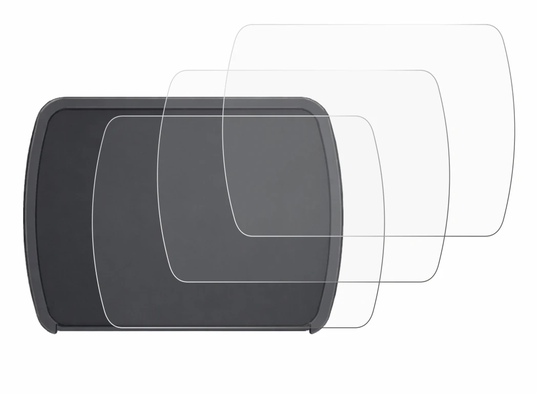 Imagen del dispositivo Motocaddy M1 DHC 2026 con una amplia variedad de protectores de pantalla.