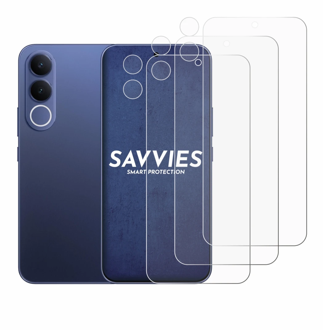 Imagen del dispositivo Vivo V70 FE (Frontal+Cámara) con una amplia variedad de protectores de pantalla.