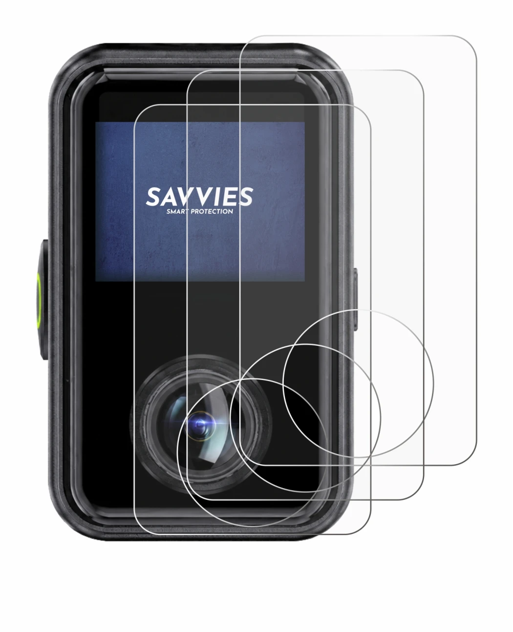 Imagen del dispositivo Vantrue E360 Ace con una amplia variedad de protectores de pantalla.