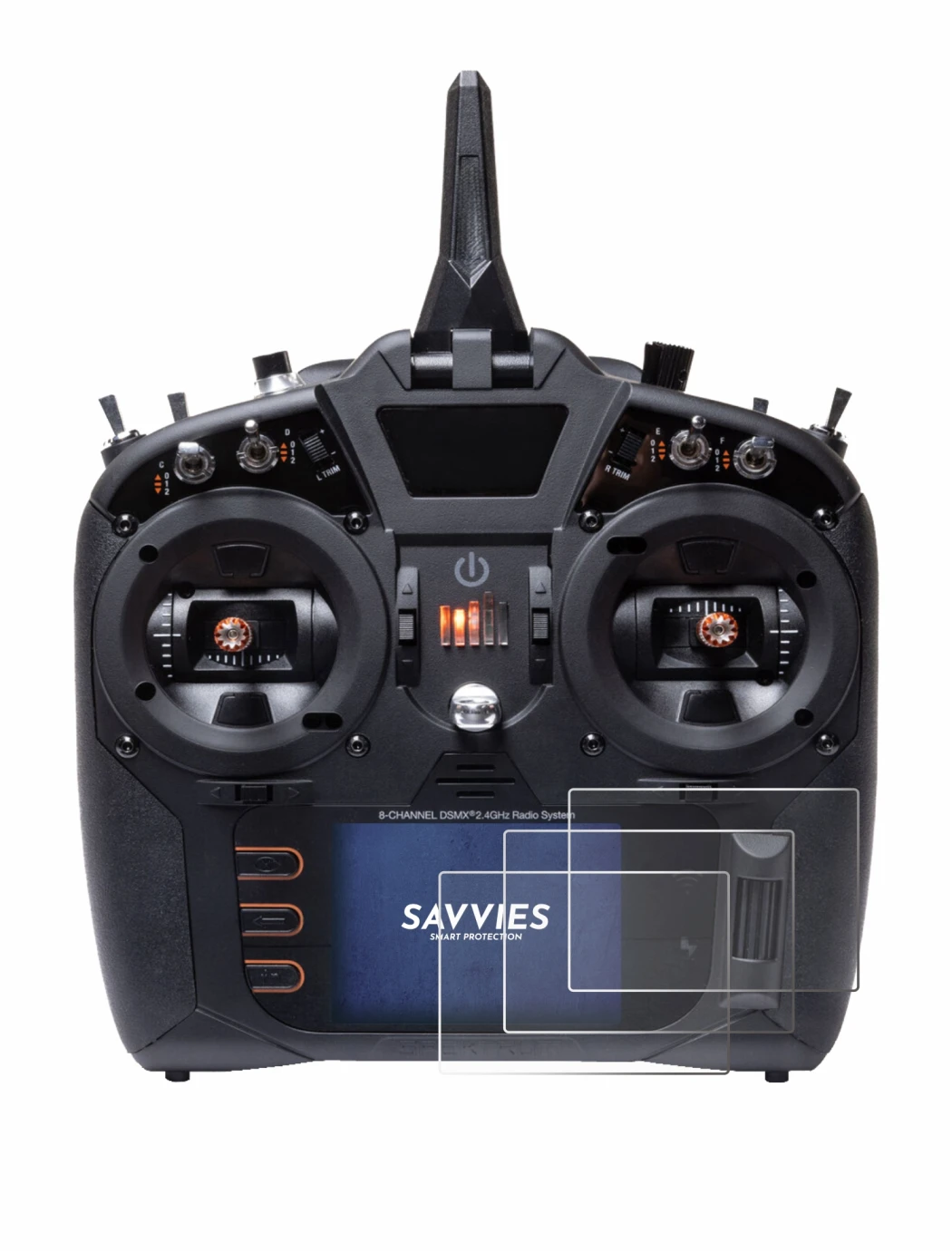 Imagen del dispositivo Spektrum NX8 Plus con una amplia variedad de protectores de pantalla.