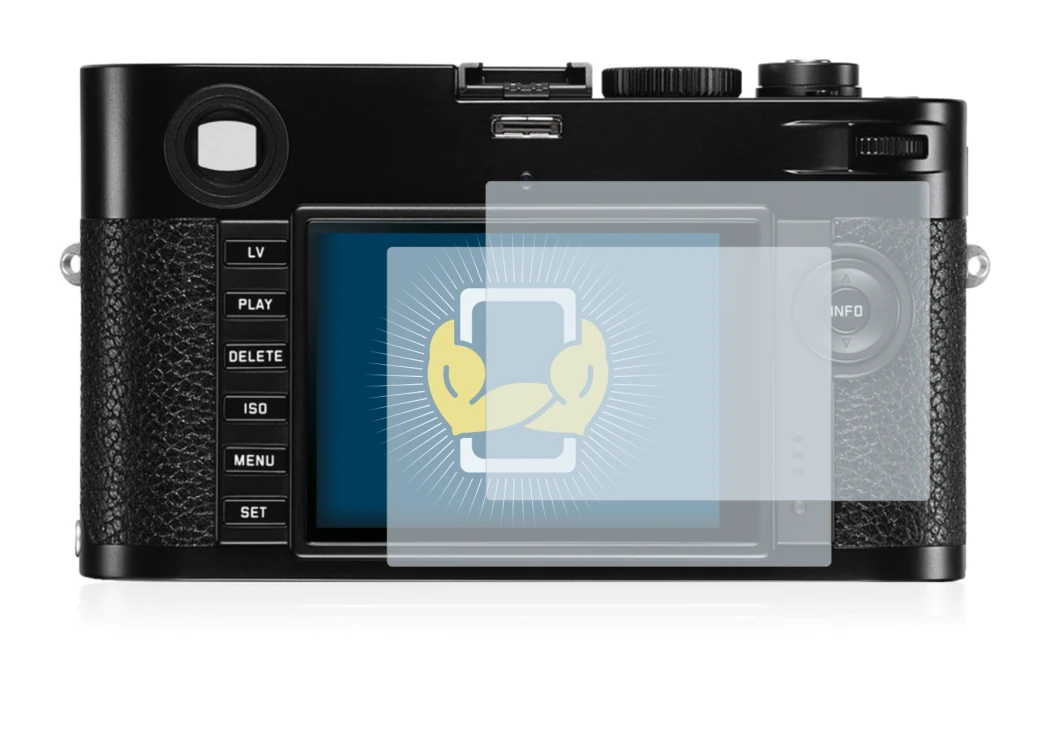 Imagen del dispositivo Leica M (Typ 240) con una amplia variedad de protectores de pantalla.
