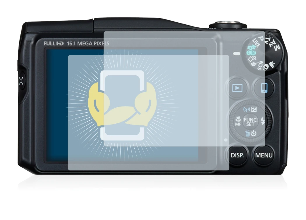 Imagen del dispositivo Canon PowerShot SX700 HS con una amplia variedad de protectores de pantalla.