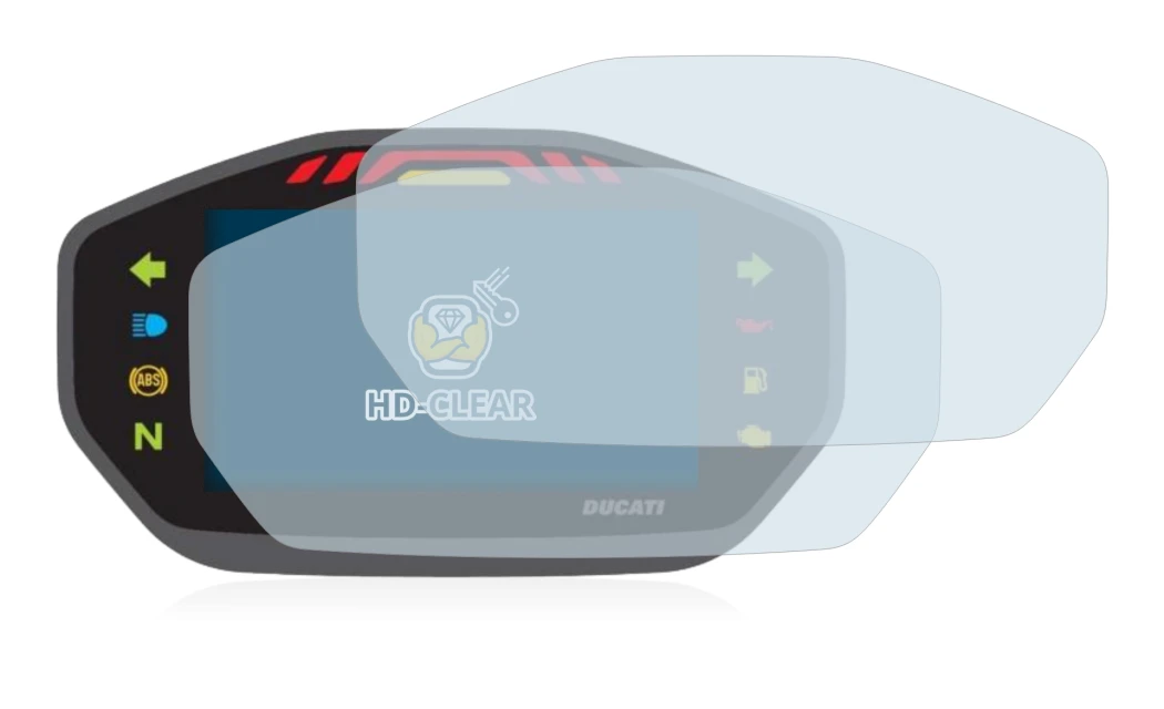 Imagen del dispositivo Ducati Monster 1200S Colour-TFT-Display con una amplia variedad de protectores de pantalla.