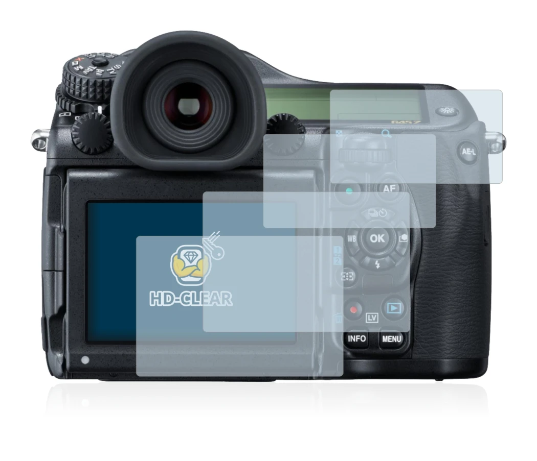 Imagen del dispositivo Pentax 645Z con una amplia variedad de protectores de pantalla.