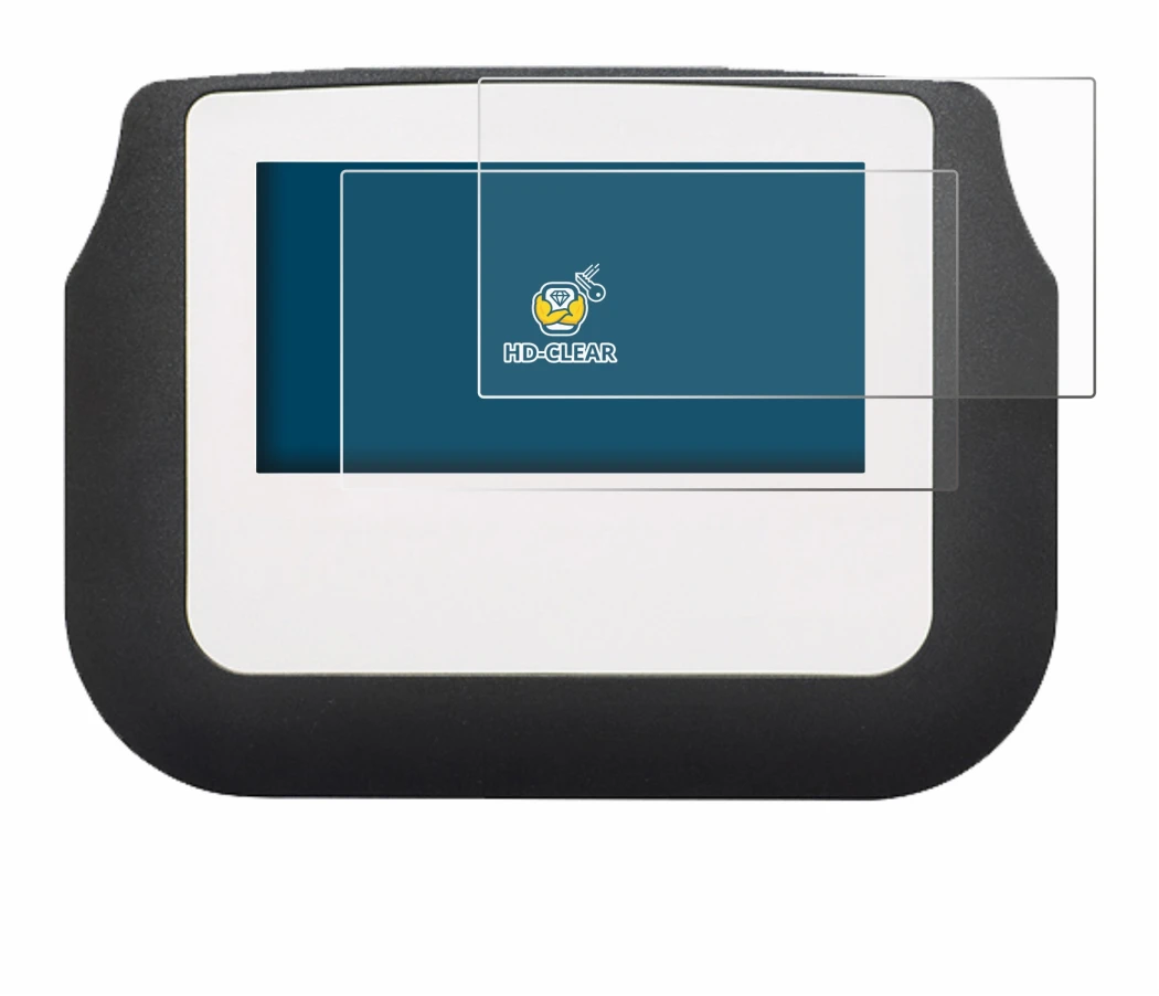 Imagen del dispositivo Signotec Signature Pad Sigma con una amplia variedad de protectores de pantalla.