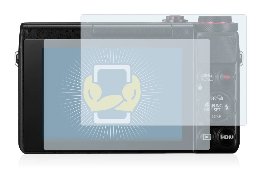 Imagen del dispositivo Canon PowerShot G7 X G7X con una amplia variedad de protectores de pantalla.