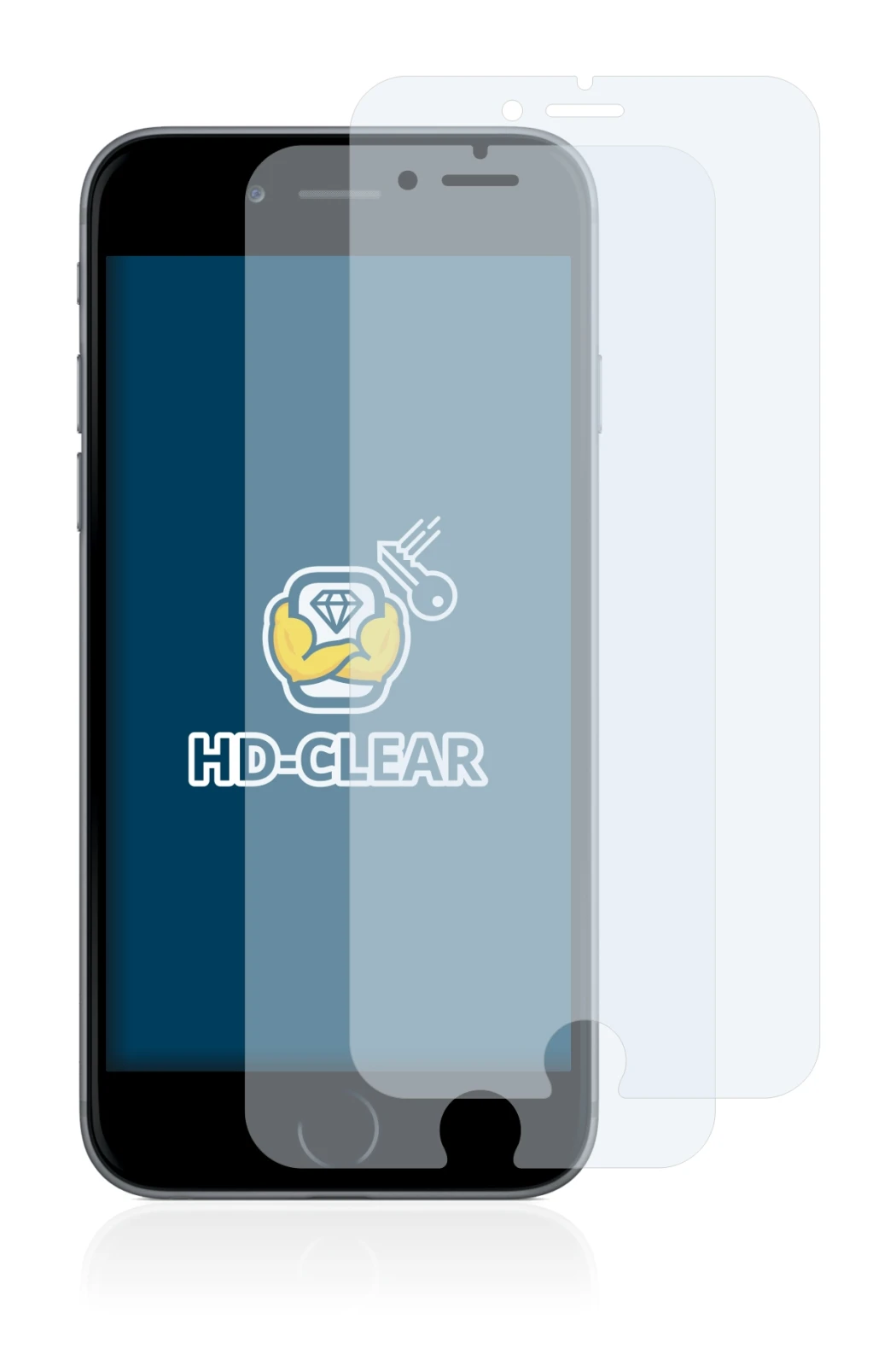 Imagen del dispositivo Apple iPhone 6S Plus con una amplia variedad de protectores de pantalla.