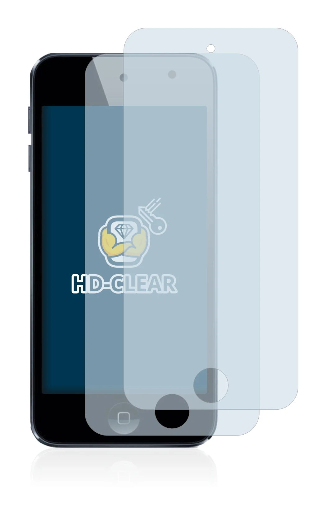 Imagen del dispositivo Apple iPod Touch (6a Gen.) con una amplia variedad de protectores de pantalla.