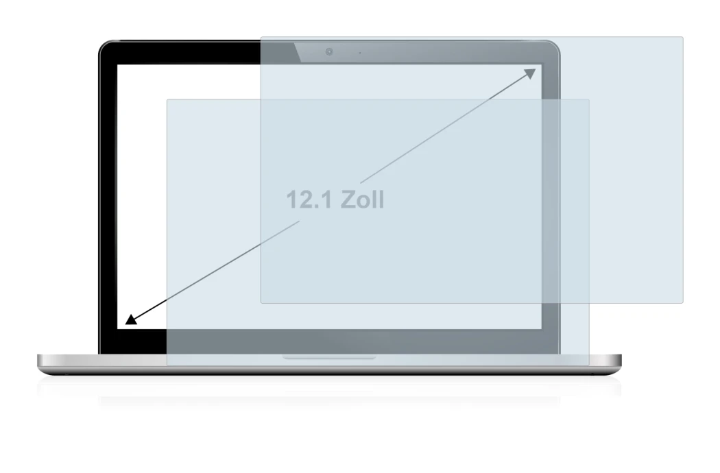 Imagen del dispositivo con una amplia variedad de protectores de pantalla.