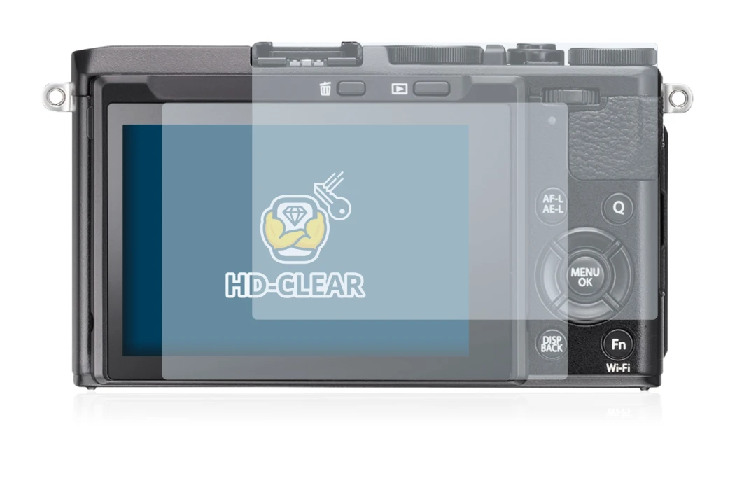 Imagen del dispositivo Fujifilm FinePix X70 con una amplia variedad de protectores de pantalla.