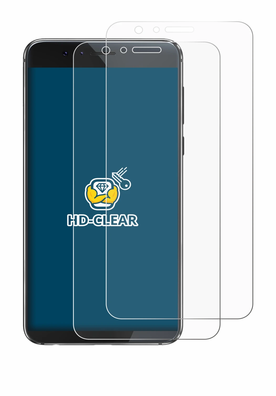 Imagen del dispositivo Honor 8 con una amplia variedad de protectores de pantalla.