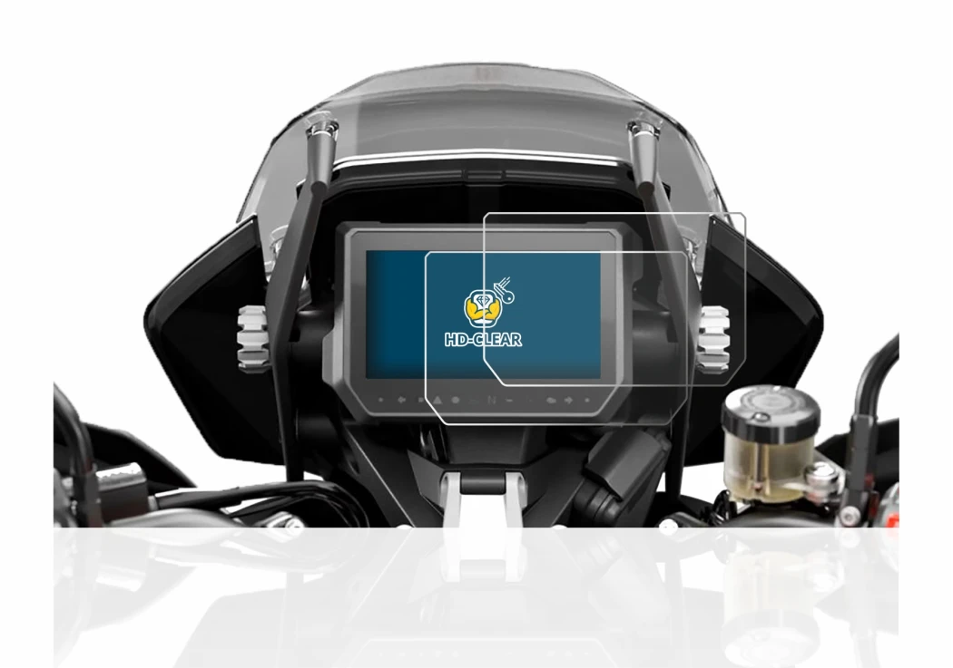 Imagen del dispositivo KTM 1290 Super Adventure S 2017 Pantalla del velocímetro con una amplia variedad de protectores de pant