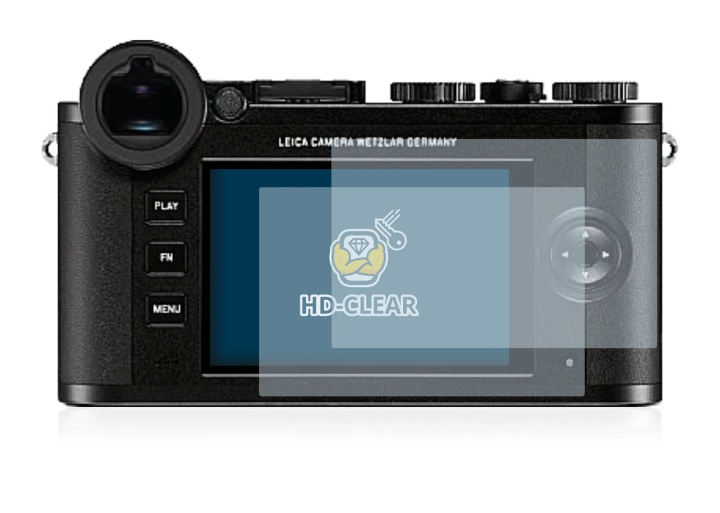 Imagen del dispositivo Leica CL con una amplia variedad de protectores de pantalla.