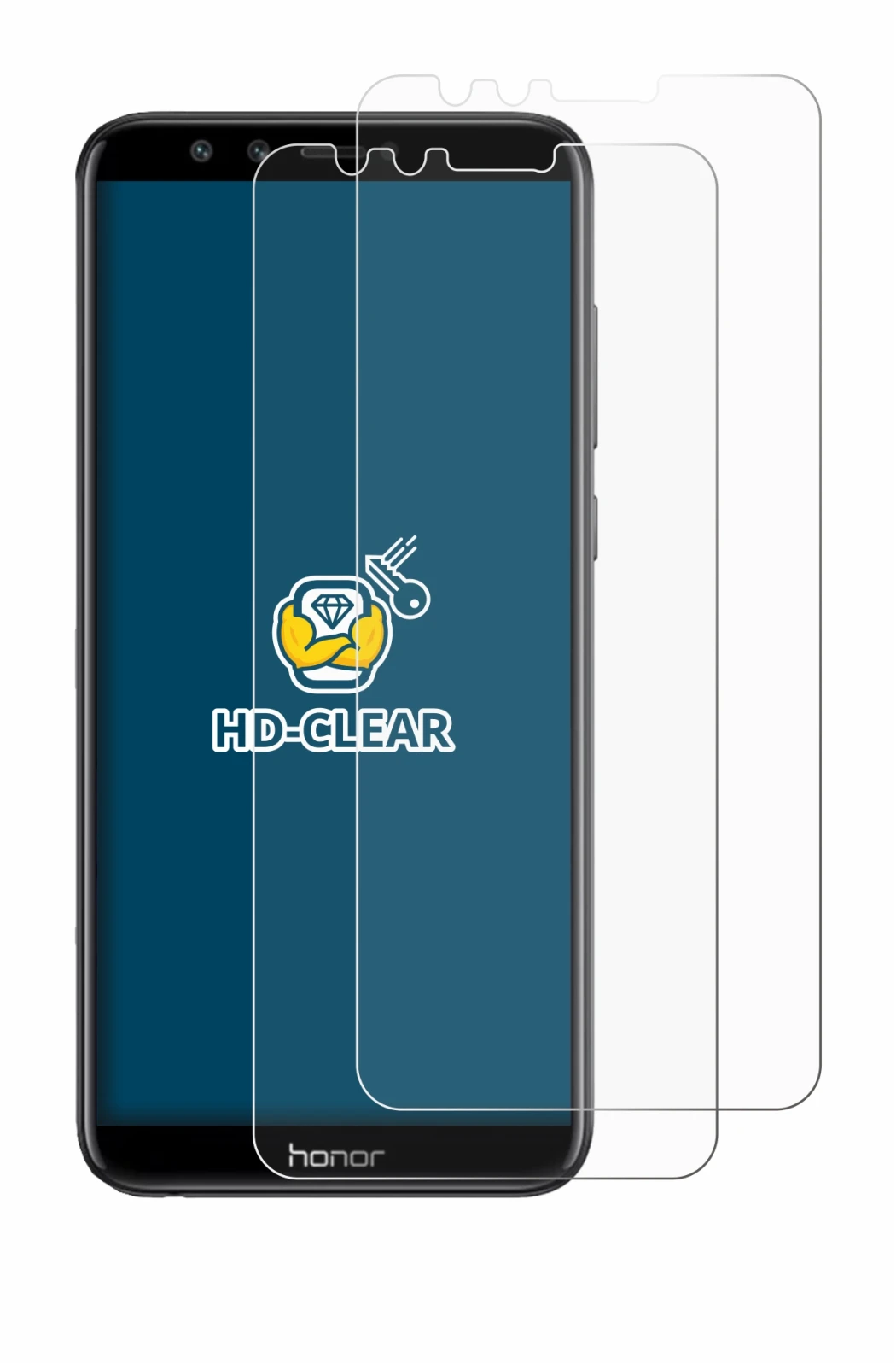 Imagen del dispositivo Honor 9 Lite con una amplia variedad de protectores de pantalla.