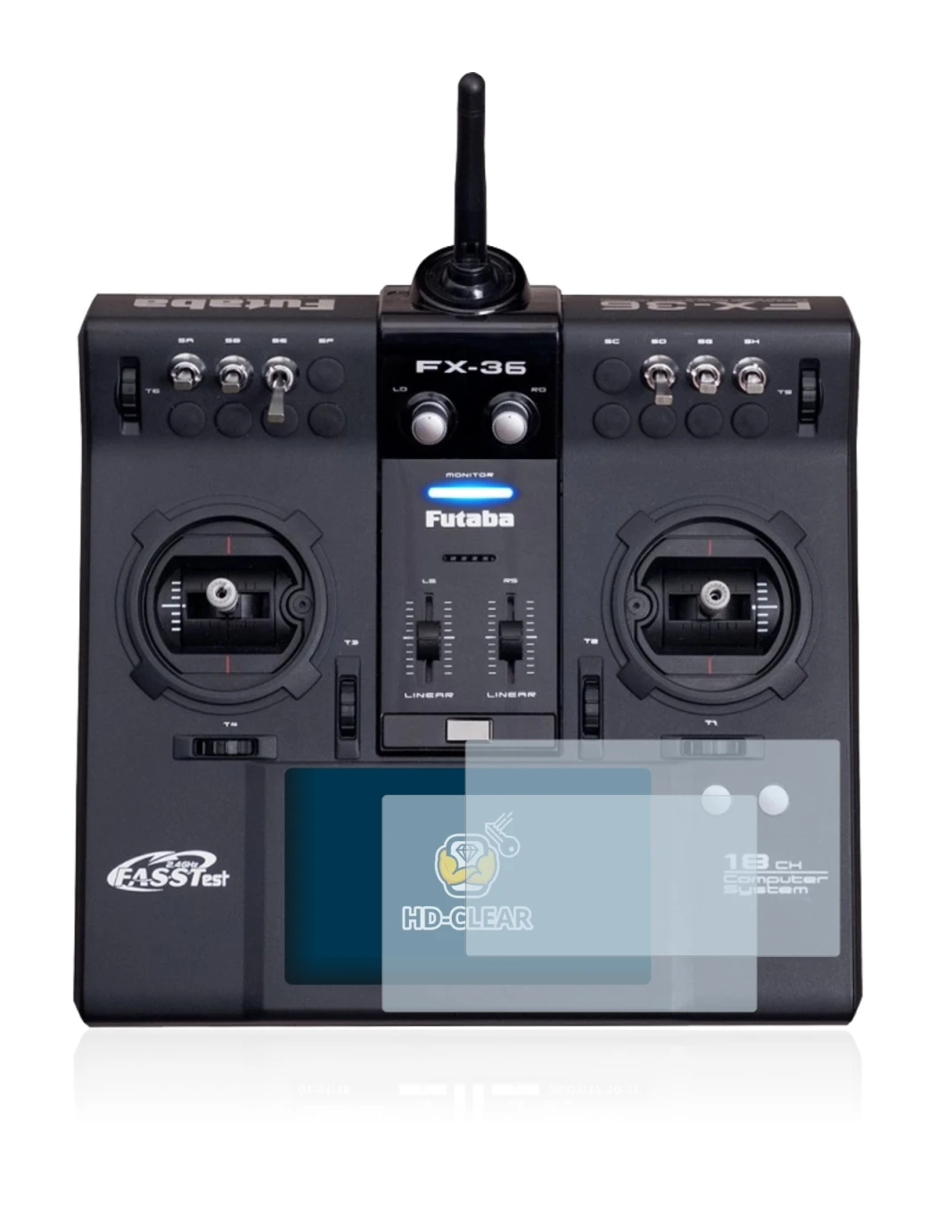 Imagen del dispositivo Robbe Futaba FX-36 con una amplia variedad de protectores de pantalla.