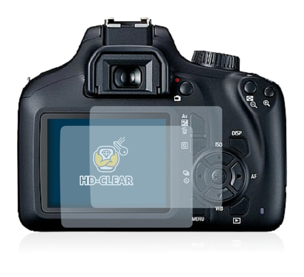 Imagen del dispositivo Canon EOS 4000D con una amplia variedad de protectores de pantalla.