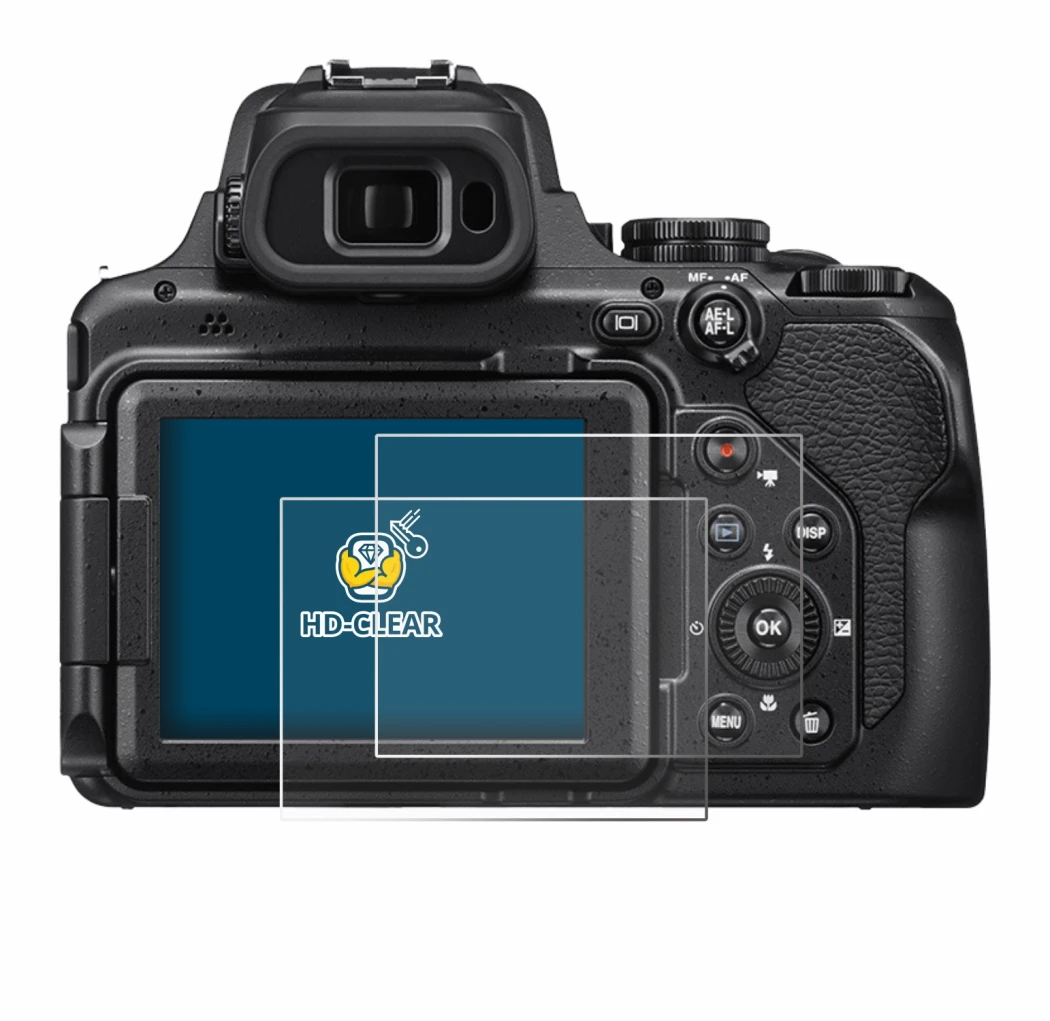 Imagen del dispositivo Nikon Coolpix P1000 con una amplia variedad de protectores de pantalla.