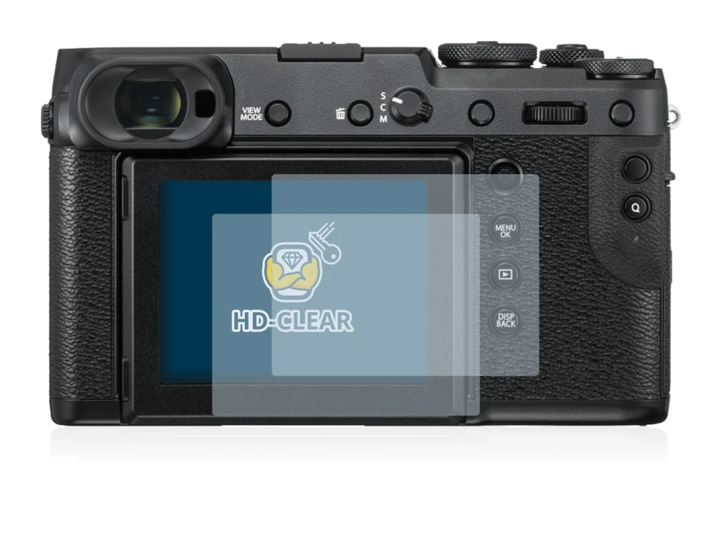 Imagen del dispositivo Fujifilm GFX 50R con una amplia variedad de protectores de pantalla.