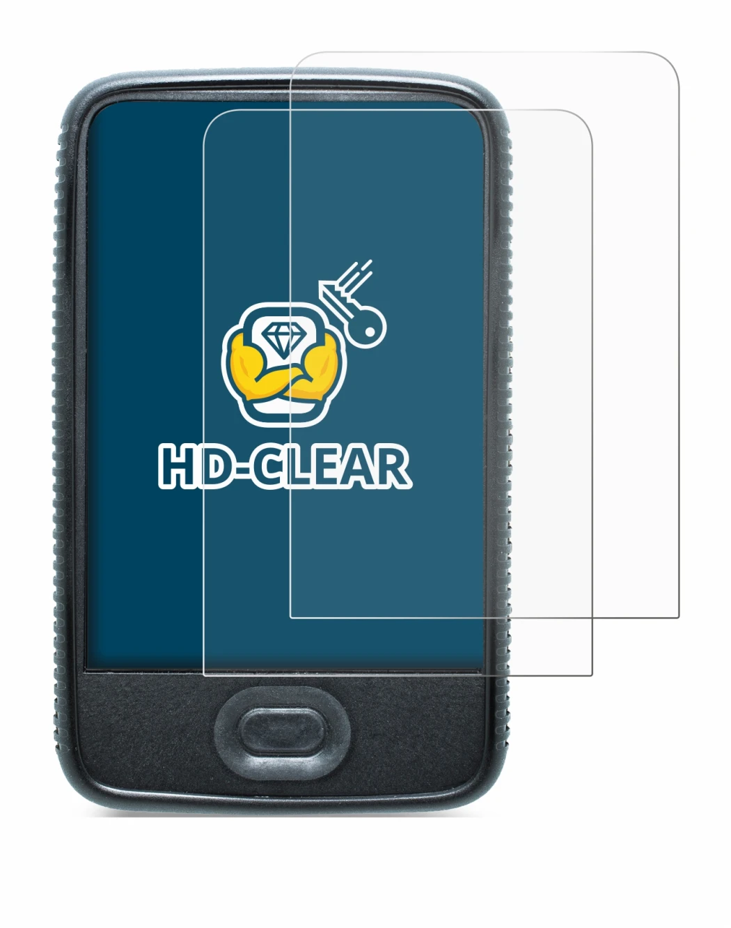 Imagen del dispositivo Dexcom G6 Receiver CGM con una amplia variedad de protectores de pantalla.