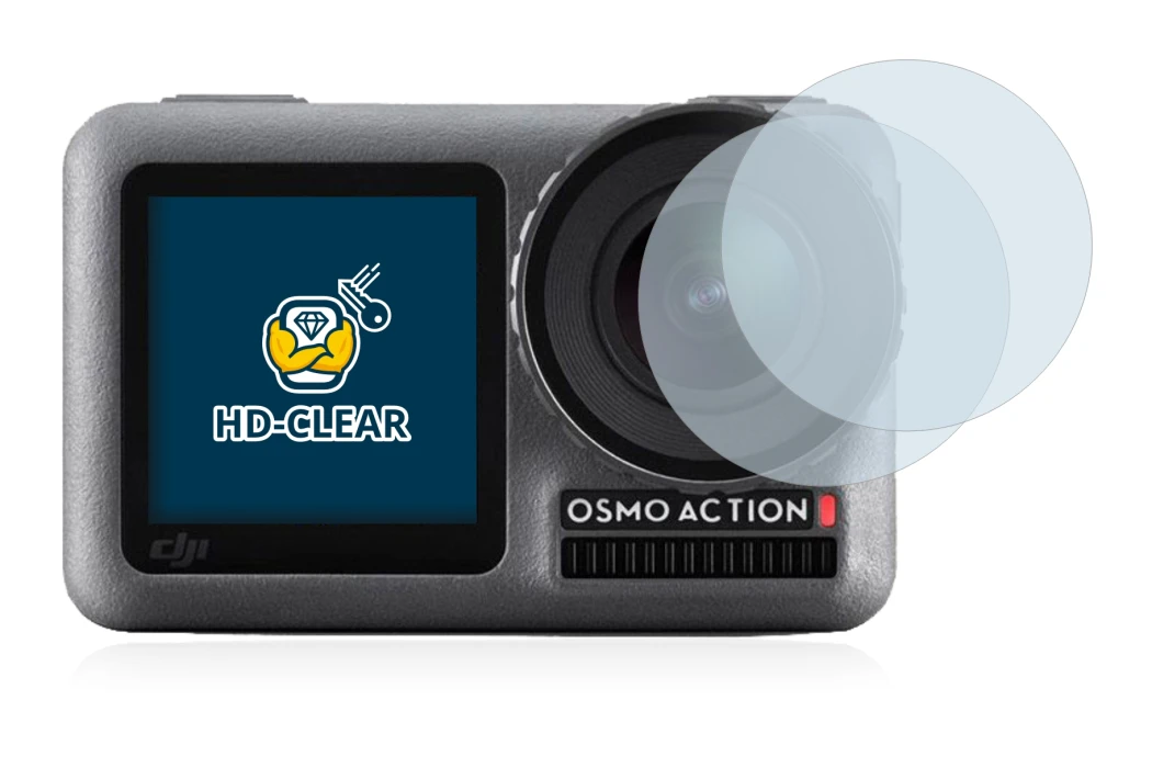 Imagen del dispositivo DJI Osmo Action (Lente) con una amplia variedad de protectores de pantalla.