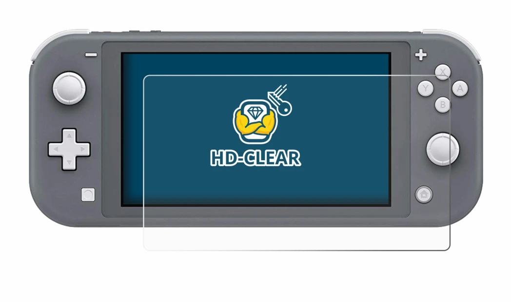 Imagen del dispositivo Nintendo Switch Lite con una amplia variedad de protectores de pantalla.